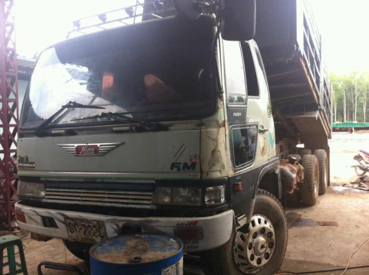 HINO 195แรงFM3H 10ล้อดั้ม หัวเดิมบาง คัสซีสวยมาก เครื่องสวยเอี่ยม ยางก็สวย..รถของบริษัทรับเหมา