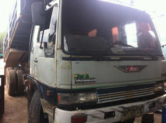 HINO 195แรงFM3H 10ล้อดั้ม หัวเดิมบาง คัสซีสวยมาก เครื่องสวยเอี่ยม ยางก็สวย..รถของบริษัทรับเหมา