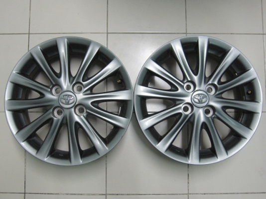 ขายล้อแม็ก Toyota Vios ลาย 12 ก้านสีรมดำขอบ 15
