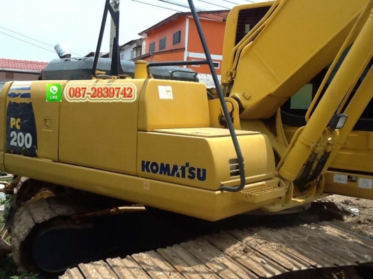ขายรถแบคโฮ KOMATSU PC200-8 ปี 2007