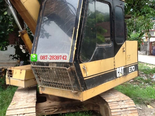 ขาย แบคโฮ CAT E 70 ไม่มีเอกสาร