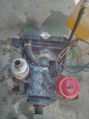 ขายKubota Z600 2สูบ 14แรงม้า ใส่แท่น หม้อน้ำใหม่