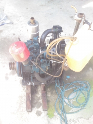 ขายKubota Z600 2สูบ 14แรงม้า ใส่แท่น หม้อน้ำใหม่