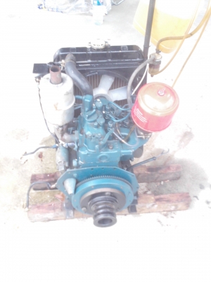 ขายKubota Z600 2สูบ 14แรงม้า ใส่แท่น หม้อน้ำใหม่