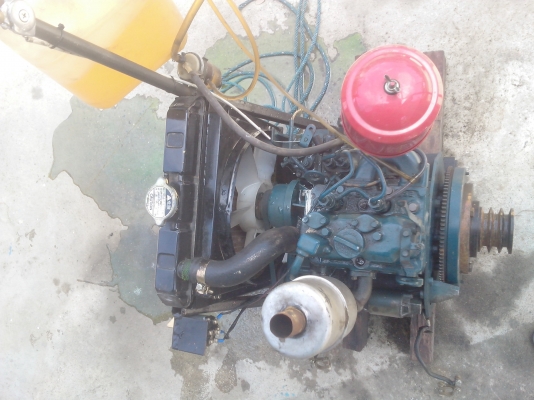 ขายKubota Z600 2สูบ 14แรงม้า ใส่แท่น หม้อน้ำใหม่