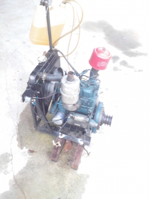 ขายKubota Z600 2สูบ 14แรงม้า ใส่แท่น หม้อน้ำใหม่