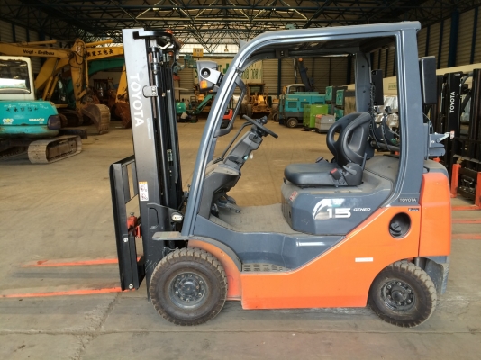 Toyota ฟอร์คลิฟต์ รุ่น 8 เก่านอก 1.5 ตัน Full Option ออร์โต้ แค่ 186 ชม. !