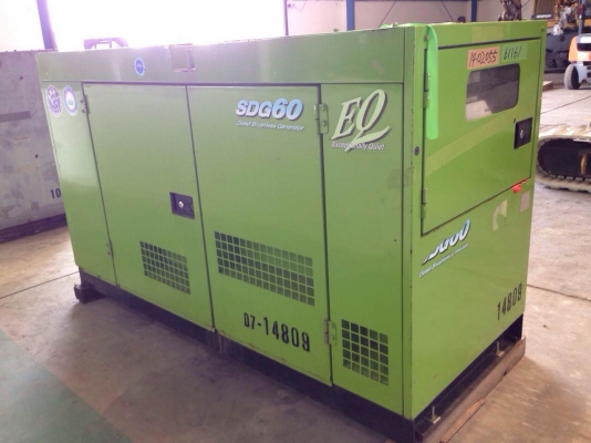 เครื่องปั่นไฟ Airman SDG60S (60kva) นำเข้าเองจากญี่ปุ่น พร้อมตรวจสภาพค่ะ