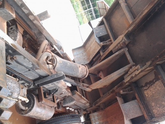 ISUZU NPR66LX5S ดั้มสามมิตร 120ฝาขาว ทะเบียนเต็ม