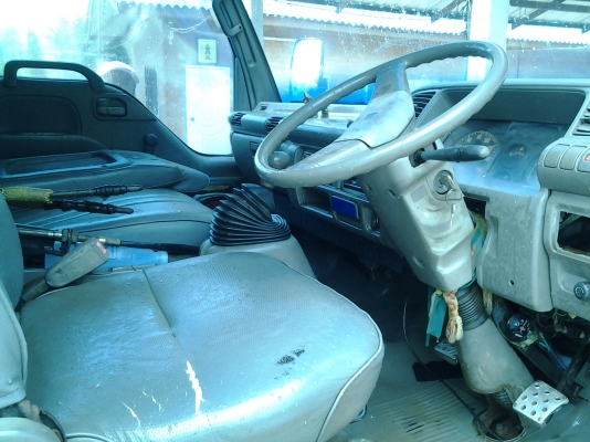 ISUZU NPR66LX5S ดั้มสามมิตร 120ฝาขาว ทะเบียนเต็ม