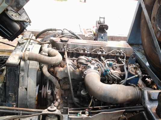 ISUZU NPR66LX5S ดั้มสามมิตร 120ฝาขาว ทะเบียนเต็ม