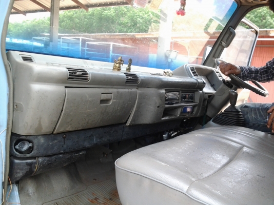 ISUZU NPR66LX5S ดั้มสามมิตร 120ฝาขาว ทะเบียนเต็ม