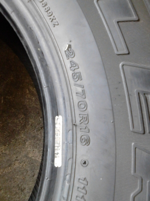 BRIDGE STONE DUELER H/T 689   มีชุด 4 เส้น  TEL.081-427-3941