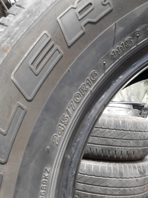 BRIDGE STONE DUELER H/T 689  มีชุด 4 เส้น ปี2010  TEL.081-427-3941