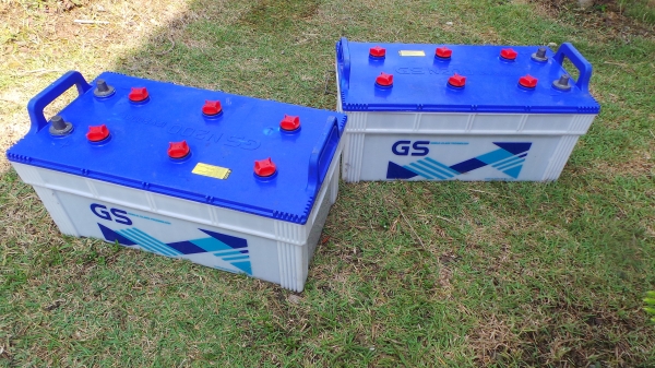 แบตเตอรี่ GS 200 A มือสองสภาพใหม่ดีครับ 4,000 ต่อลูก