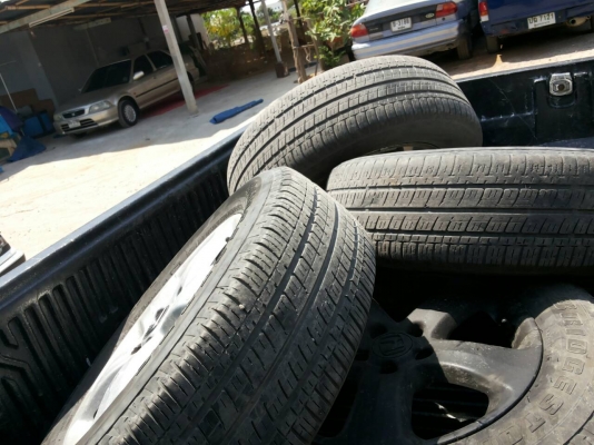 ขายแม๊ก17นิ้ว 5รู114พร้อมยาง ถูกๆ