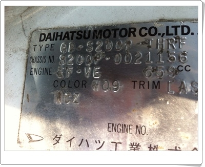 ขาย... Daihatsu S200P  เกียร์ออโต้ หลังคาสูง สีขาวมุกทั้งคัน สภาพเยี่ยม