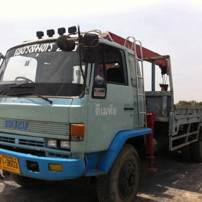 ขาย 10 ล้อ ร็อคกี้ 175 เพลาเดียว ติดเครน 3 ตัน 3 ปลอก 2 ชัก เครนTADANO ยาว 7 เมตร