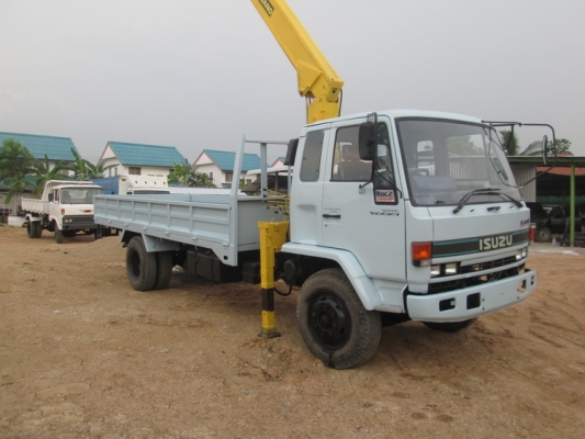 ขาย ISUZU  6 ล้อ FTR 160 แรง ติดเครน 4 ปอก TADANO