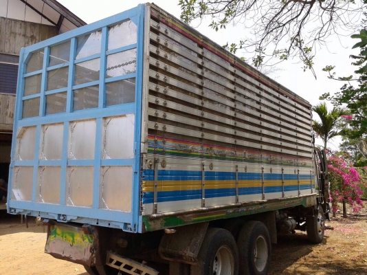 ขายรถบรรทุกสิบล้อดัมพ์ HINO 3H เครื่อง HO7D 195 แรง 1 เพลา กระบะดัมพ์ ทะเบียนพร้อม