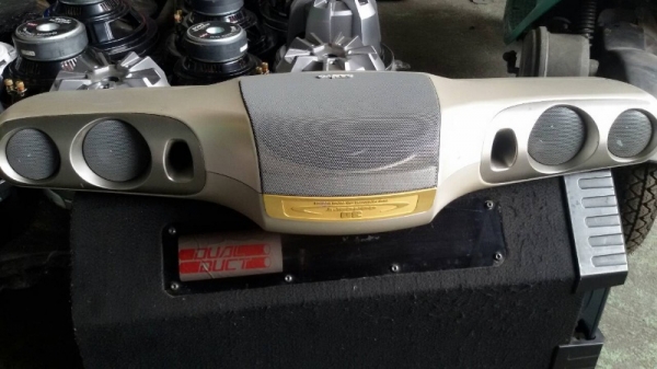 ลำโพงแผง Sanyo แยกเสียง เบส กลาง แหลม ดอกซับ 8 นิ้ว