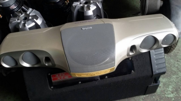 ลำโพงแผง Sanyo แยกเสียง เบส กลาง แหลม ดอกซับ 8 นิ้ว ลำโพงแผง Sanyo แยกเสียง เบส กลาง แหลม ดอกซับ 8 นิ้ว