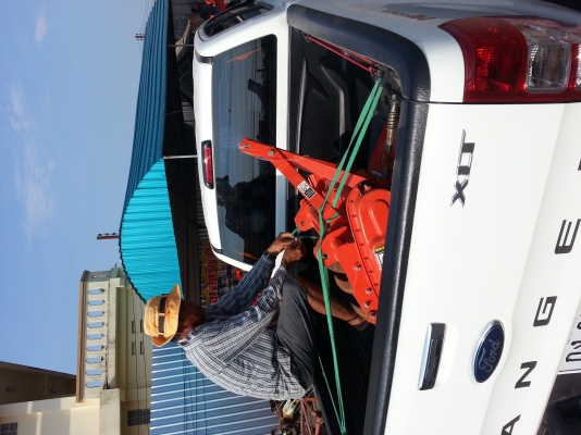 โรตารี่จอบหมุน ตราช้างRX85B งามเดิมๆ..สภาพใหม่ลูกค้าซื้อใหม่มา 39000 บาท