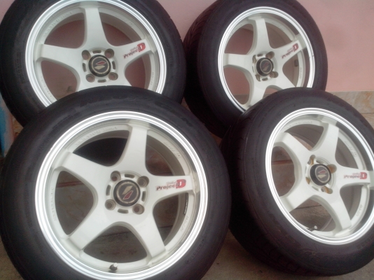 lanso prject d1 15/4/100 กว้าง7"สีเดิมๆ ไม่มีซ่อมไม่มีรอย พร้อมยาง nitto neo gen japan 195-55-15 ปี10 สภาพเทพๆไม่บวม ขาย 6900 0898128457 ดูของได้ที่ คลอง2 คลองหลวง ซ.บงกช11https://www.facebook.com/profile.php?id=100006231031308