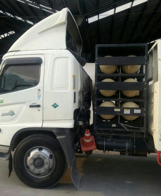 ขาย รถบรรทุก HINO MAGA 500 พ่วงพื้นเรียบ