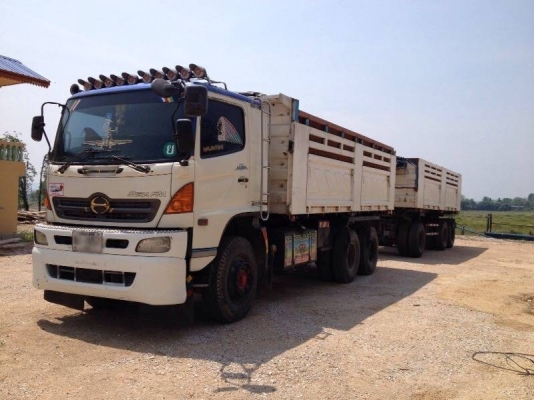 ขายรถฮีโน่เมกก้า320ดั้มสามมิตรลอนเฉียงลูกสามเพลาแท้ ปี50