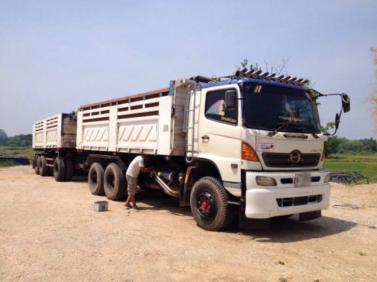 ขายรถฮีโน่เมกก้า320ดั้มสามมิตรลอนเฉียงลูกสามเพลาแท้ ปี50