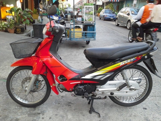 Wave 100 ปี 46 สีแดง ดำ เครื่องแน่น เอกสารครบ ราคาถูกจุงเบย
