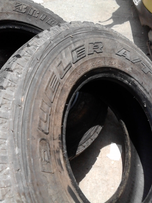 ยาง A/T 235/75R15  BRIDGESTONE DUELER A/T  มี 3 เส้น TEL.081-427-3941