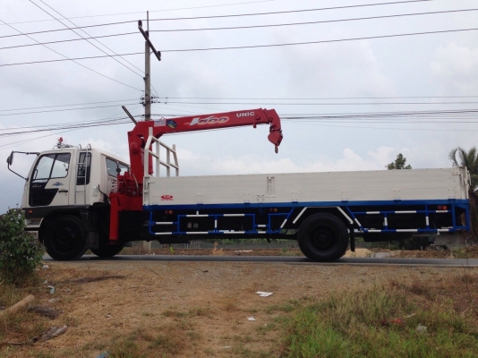 ขายหกล้อ HINO 220 hp,ติดเครน 5 ตันช่วงยาว,,น่าใช้งาน,สวยๆ