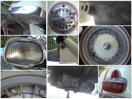 Vespa Sprint  หัวเหลี่ยม ทะเบียนแท้ (เจ้าของขายเอง)
