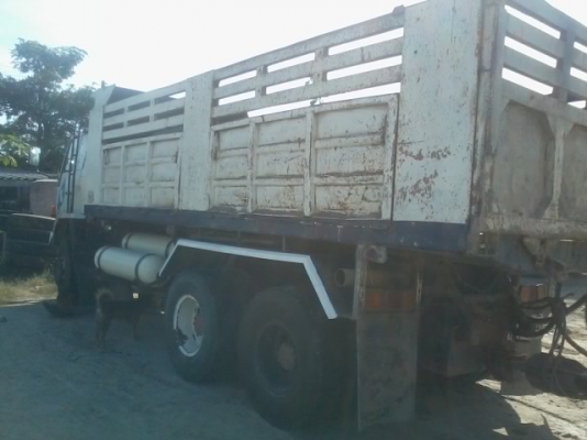 ขายสิบล้อดั้มแม่ลูก ISUZU FXZ 240 TURBOติดก๊าซNGV8ถัง