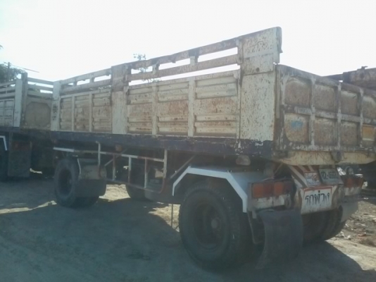 ขายสิบล้อดั้มแม่ลูก ISUZU FXZ 240 TURBOติดก๊าซNGV8ถัง