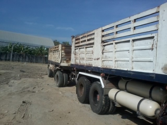 ขายสิบล้อดั้มแม่ลูก ISUZU FXZ 240 TURBOติดก๊าซNGV8ถัง