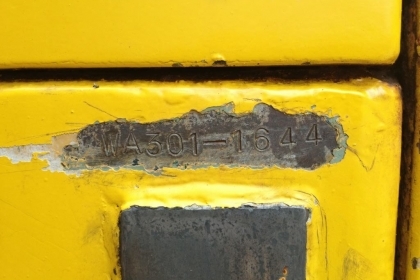 รถตักล้อยาง KOMATSU WA301-1644เอวอ่อน ตักใด้ครั้งละครึ่่่่งคิว