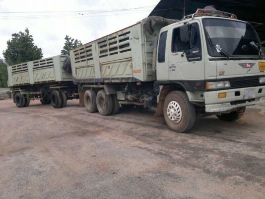 รถฮีโน่ 10 ล้อดั๊ม FM3M  320 แรงม้า  ปี 38 เปลื่ยนเครื่อง P11   ( ขายแม่ลูก )   สนใจติดต่อ 081 - 6079515