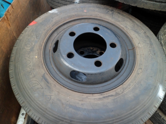 ขายกะทะล้อ 5 รู แอลฟ์ พร้อมยาง 7.00-15