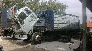 รถฮีโน่ เปอร์เฟีย 12 ล้อ วางเครื่อง K13C  335 แรงม้า  ปี 51   สนใจติดต่อ 081 - 6079515