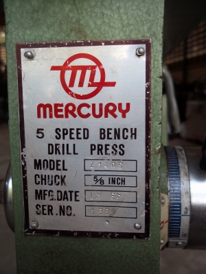 ขายด่วน แท่นเจาะเหล็ก 16 mm Mercury ราคา 4800