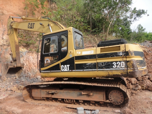 ขายรถแบ็กโฮ CAT 320 V-2 สวย เดิม ไฟฟ้าครบ สนจัยโทร 085-7985051