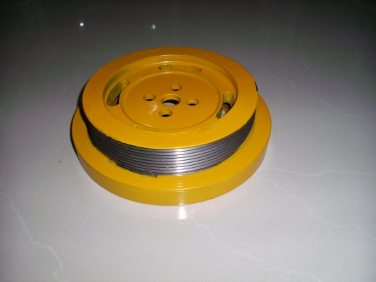 CRANKSHAFT PULLEY PC200-6 6D102 komatsu