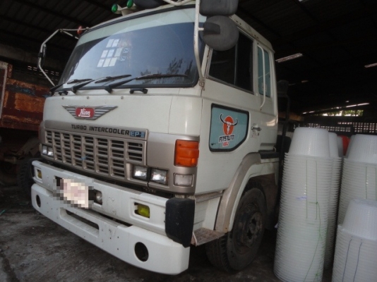 HINO  รถสิบล้อหัวลากพร้อมหางพื้นเรียบ  เล่มพร้อมโอนค่ะ