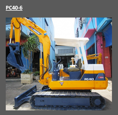 คู่มือการซ่อม (Shop Manual) รถขุด KOMATSU PC20-6,PC30-6,PC40-6 (อธิบายภาษาอังกฤษ)