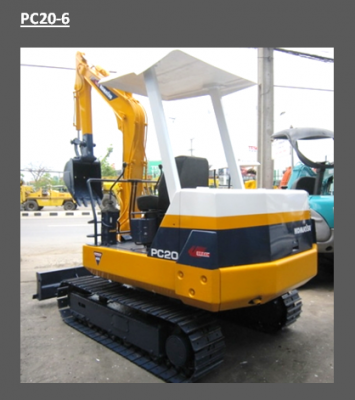 คู่มือการซ่อม (Shop Manual) รถขุด KOMATSU PC20-6,PC30-6,PC40-6 (อธิบายภาษาอังกฤษ)