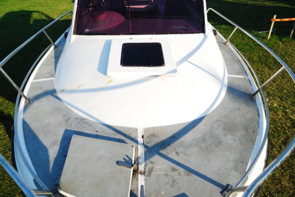 ขายเรือไฟเบอร์ 25 ฟุตพร้อม tailer