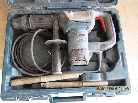 เครื่องสกัดคอนกรีตBosch GSH5X ยกกล่องครับ หินเจียรBosch GWS5-100